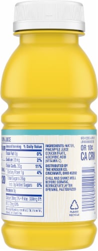 Kroger® 100% Pineapple Juice Bottle Perspective: back