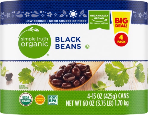 Simple Truth Organic® Black Beans Perspective: back