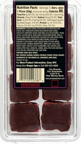 Private Selection Dipped Berry Cheesecake Bites Perspective: back