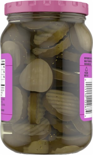 Kroger® Sugar Free Bread & Butter Pickle Chips Perspective: back
