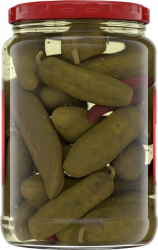 Kroger® Zesty Hot Dill Zingers Pickles Perspective: back