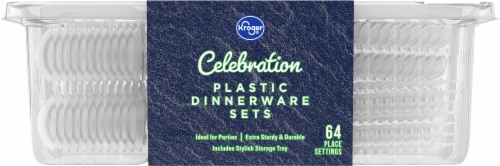 Kroger® Celebration Plastic Dinnerware Sets Perspective: back