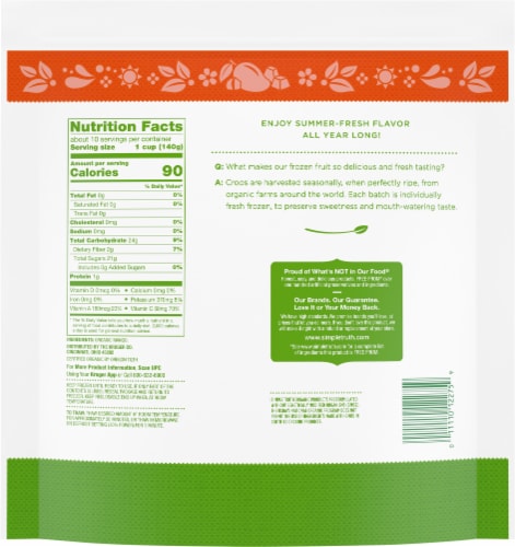 Simple Truth Organic® Freshly Frozen Mango Chunks Perspective: back