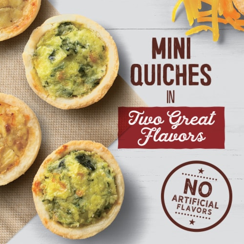 Kroger® Florentine Bacon Cheese & Onion Mini Quiche Duo Perspective: back