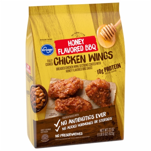 Kroger® Honey BBQ Chicken Wings Perspective: back