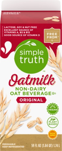 Simple Truth™ Dairy Free Original Oat Milk Perspective: back