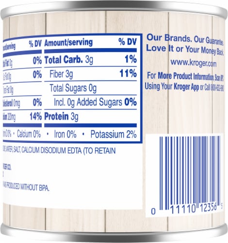 Kroger® Whole Sliced Mushrooms Perspective: back