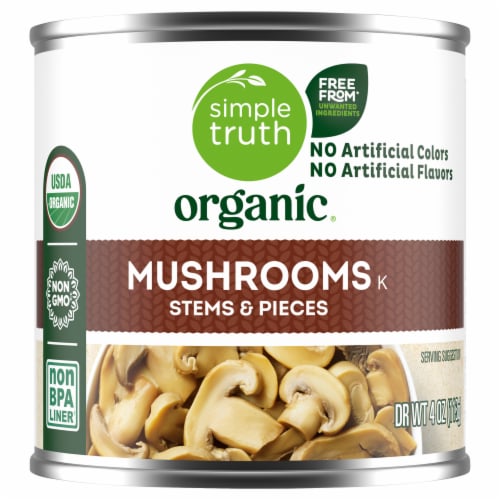 Simple Truth Organic® Mushrooms Perspective: back