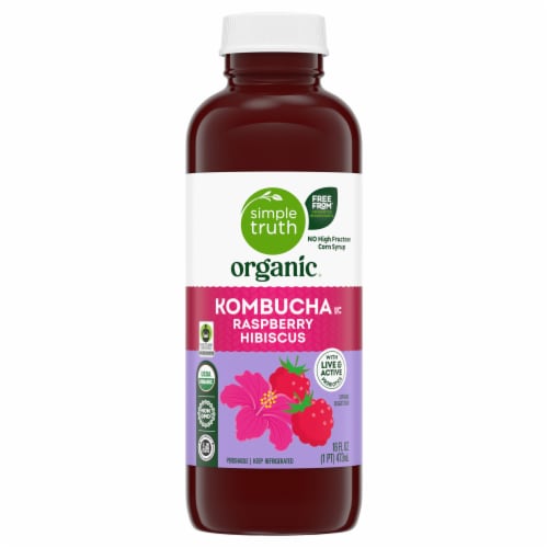 Simple Truth Organic™ Raspberry Hibiscus Kombucha Perspective: back