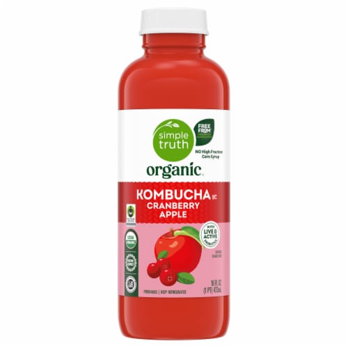 Simple Truth Organic® Cranberry Apple Kombucha Perspective: back