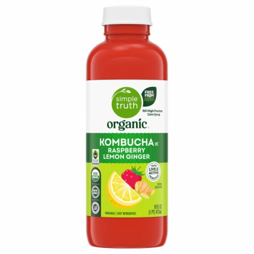 Simple Truth Organic® Raspberry Lemon Ginger Kombucha Perspective: back