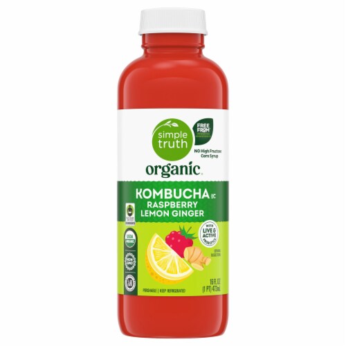 Simple Truth Organic® Raspberry Lemon Ginger Kombucha Perspective: back