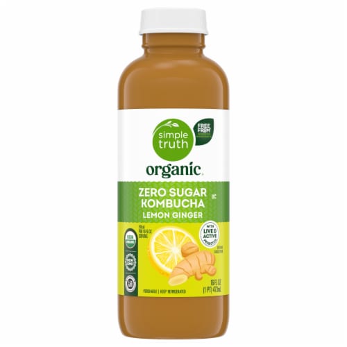 Simple Truth Organic® Lemon Ginger Kombucha Perspective: back