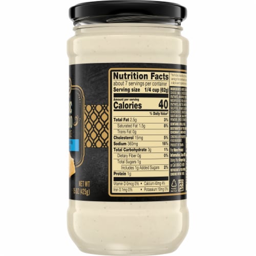 Private Selection® Classic Alfredo Pasta Sauce Perspective: back
