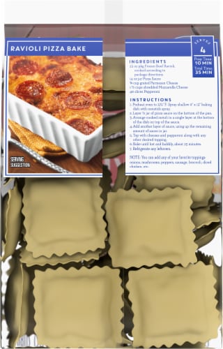 Kroger® Beef Ravioli Perspective: back
