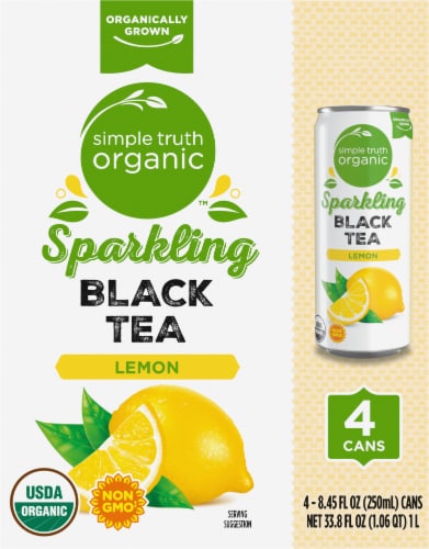 Simple Truth Organic™ Sparkling Lemon Black Tea Perspective: back
