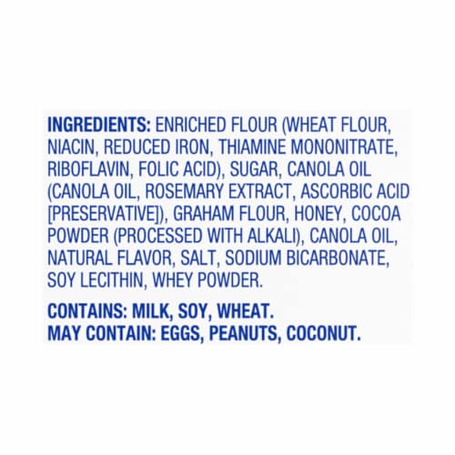 Kroger® Mini Chocolate Bear Grahams Multipack Perspective: back