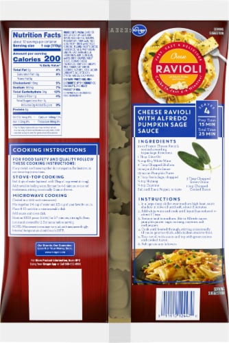 Kroger® Cheese Ravioli Perspective: back