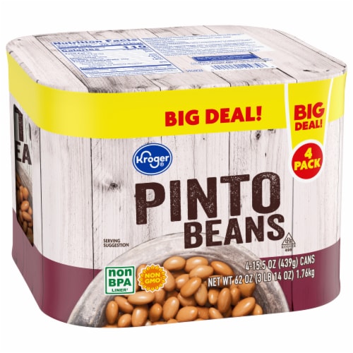 Kroger® Pinto Beans BIG DEAL! Perspective: back