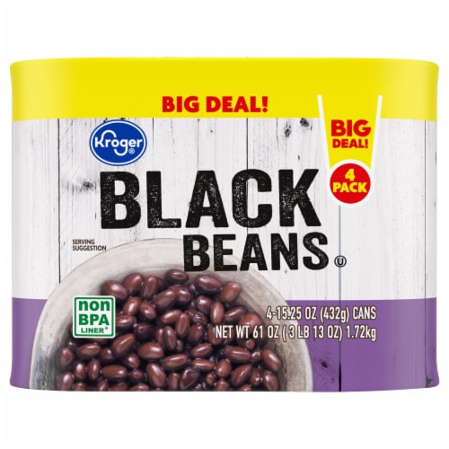 Kroger® Black Beans BIG DEAL! Perspective: back