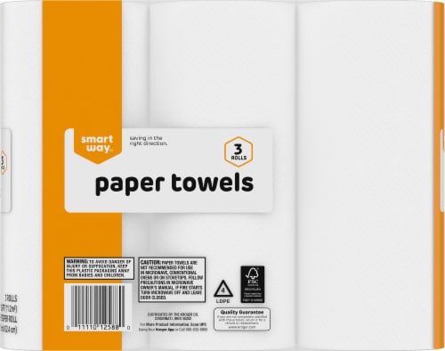 Kroger® Smartway™ Paper Towels Rolls Perspective: back