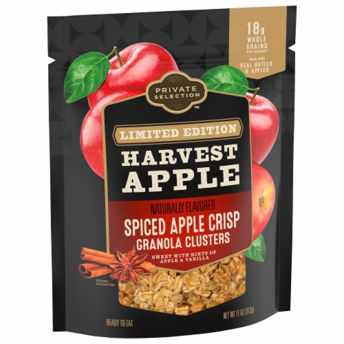 Private Selection® Harvest Apple Spiced Apple Crisp Granola Cereal Clusters Perspective: back