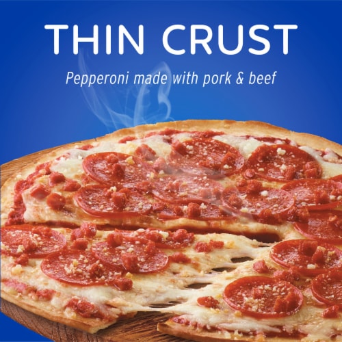 Kroger® Double Pepperoni Thin Crust Frozen Pizza Perspective: back