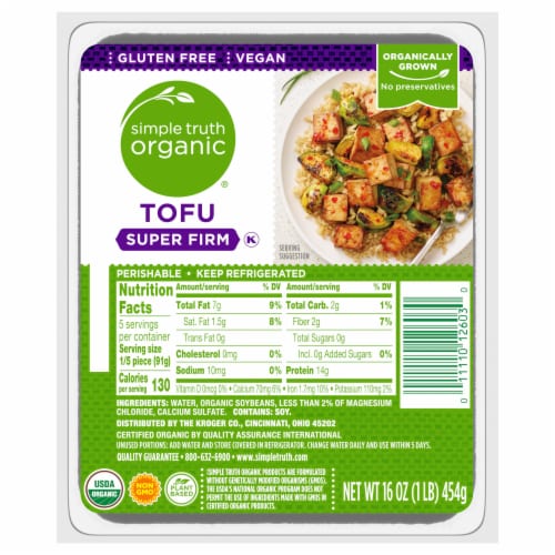 Simple Truth Organic® Super Firm Tofu, 16 oz - Kroger