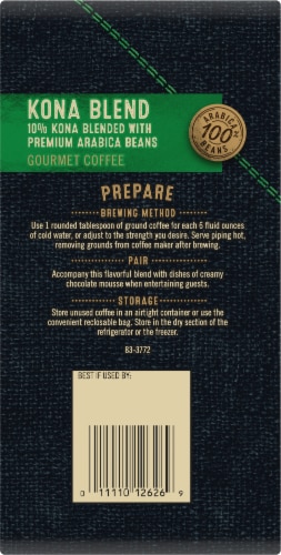 Private Selection® Kona Blend Medium Roast Ground Coffee Perspective: back