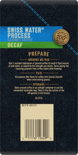 Private Selection® Decaf Swiss Water® Process Medium Roast Ground Coffee Perspective: back
