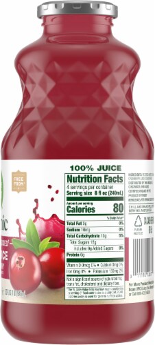 Simple Truth Organic® 100% Cranberry Juice Perspective: back