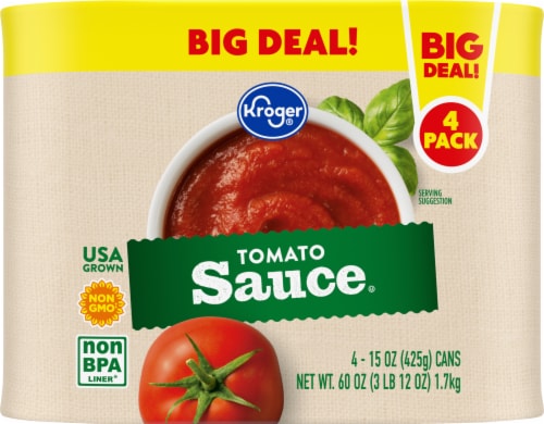 Kroger® Tomato Sauce Perspective: back