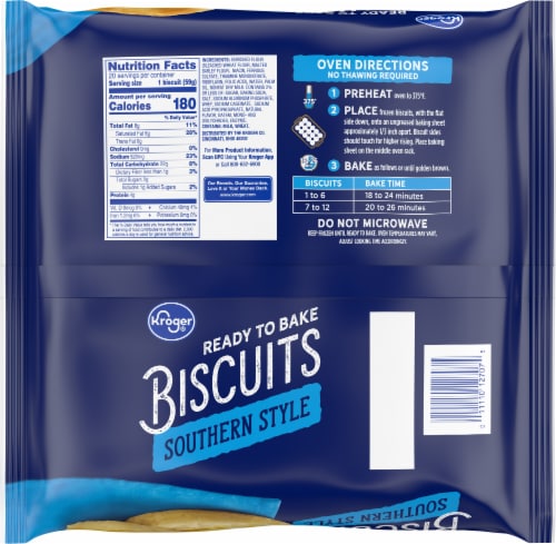 Kroger® Frozen Biscuits Perspective: back