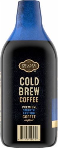 Private Selection Vanilla Cold Brew Coffee Perspective: back