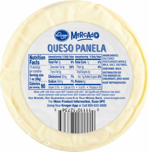 Kroger® Mercado Queso Panela Cheese Perspective: back