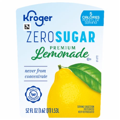 Kroger® Zero Sugar Lemonade Perspective: back