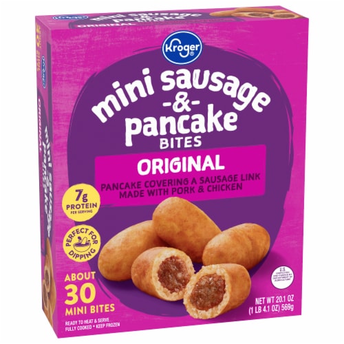 Kroger® Original Flavor Mini Sausage and Pancake Bites Perspective: back
