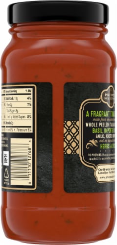 Private Selection® Tomato & Basil Sauce Perspective: back