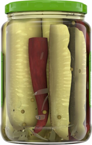 Kroger® Zesty Kosher Dill Pickle Spears Perspective: back