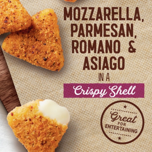 Kroger® Seasoned Crispy Four Cheeses Triangles Perspective: back