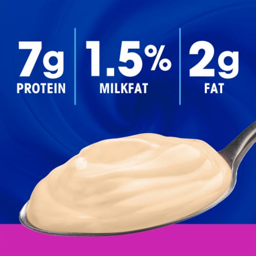 Kroger Peach Low Fat Yogurt Cup Perspective: back