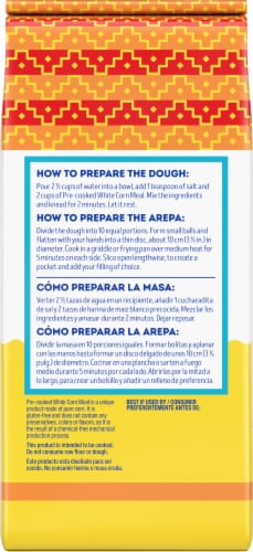 Kroger® Mercado Pre-Cooked White Corn Meal Perspective: back