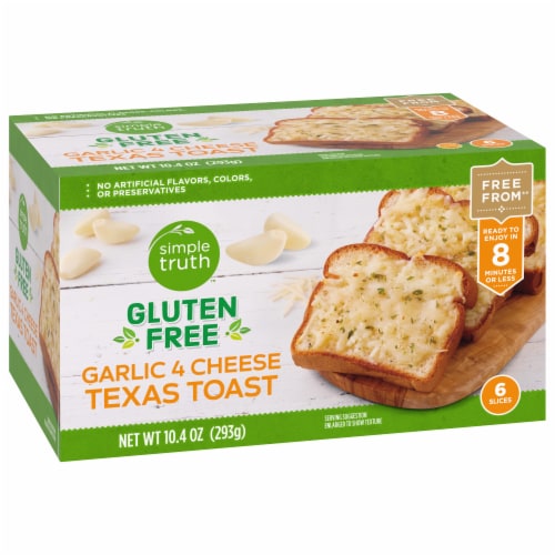 Simple Truth® Gluten Free Garlic 4 Cheese Frozen Texas Toast Perspective: back
