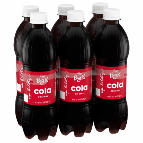 Big K® Cola Original Soda Bottles Perspective: back