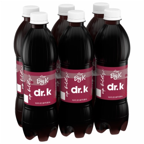 Big K® Dr K Cola Soda Bottles Perspective: back