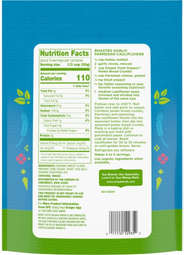 Simple Truth Organic® Panko Perspective: back