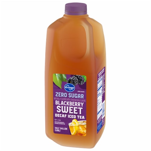 Kroger® Zero Sugar Sweet Iced Tea Blackberry Decaf Perspective: back