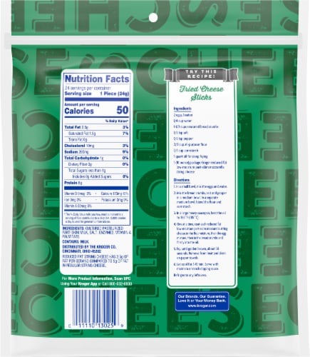Kroger® Reduced Fat Mozzarella String Cheese Perspective: back