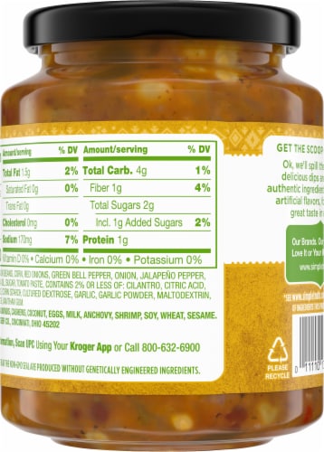 Simple Truth™ Cowboy Caviar Dip Salsa Perspective: back