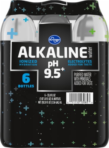 Kroger® Alkaline Bottled Water Perspective: back